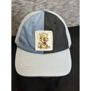 Disney Parks Zootopia Yak Yoga Denim‎ Adjustable Baseball Hat NEW Colorblock